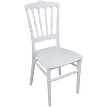 Luna Silver Sandalye Napolyon 6 Adet Beyaz