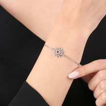 Mia Vento Pırlanta Montür Işıltı Evreni Gümüş Bileklik