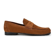 Deery Hakiki Süet Tarçın Rengi Loafer Erkek Ayakkabı Tarçın (539862117) Tarçın