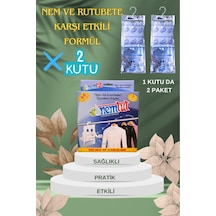 Nem Tutucu Giderici Rutubet Emici Kötü Koku Giderici Küf Ve Korozyon Önleyici 2 Kutu 4 Paket 2 Kg 34458195