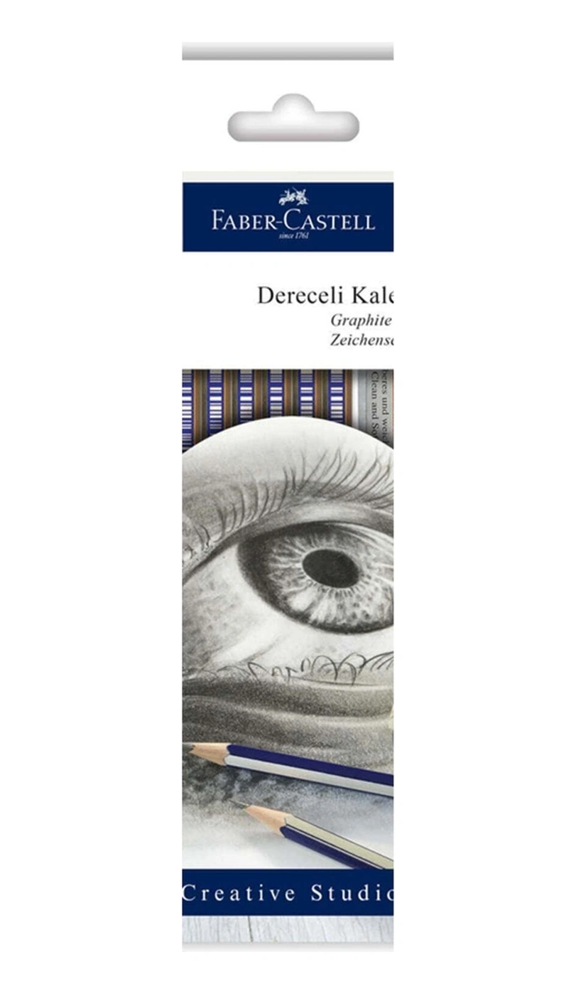 Faber Castell Goldfaber Dereceli Kalem Seti Silgi+kalemtıraş 5165000000 Siyah