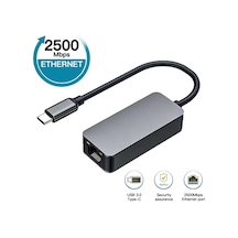 4752 Usb Type C To Ethernet 2500mbps İnternet Çevirici Adaptör
