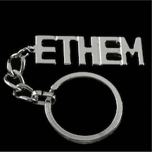 Zenviac456 Ethem İsimli Anahtarlık Zenviac45678 Altın
