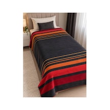 Tek Kişilik Pamuklu Battaniye 150x200 Cm Kırmızı Kırmızı