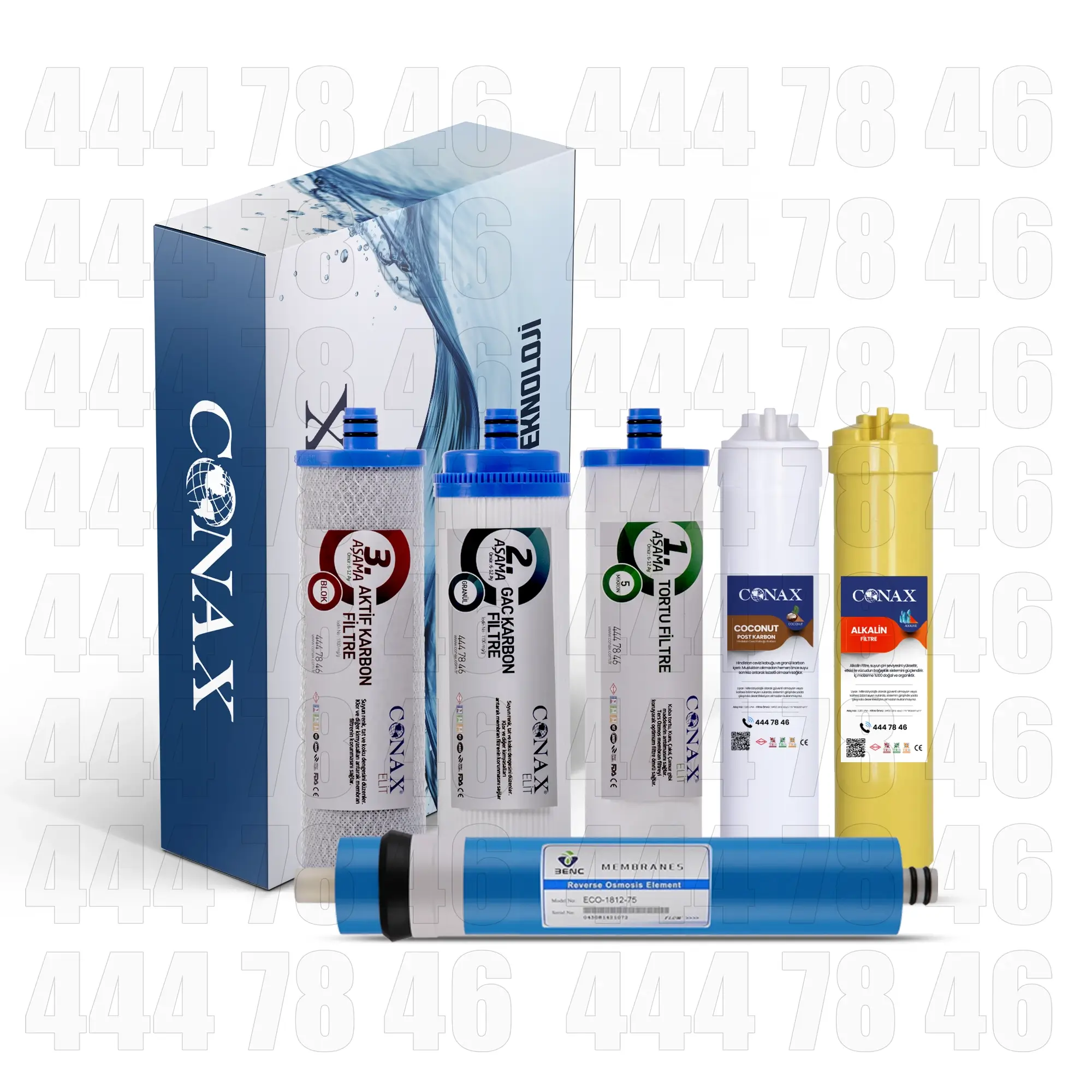 Conax Special 6 Aşama Conax Prestij Membran Filtre Seti Conax