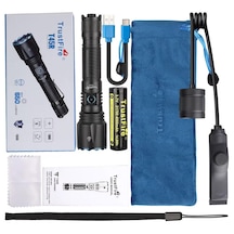 Trustfire T45r Lep Fener 1750 Metre Menzil Siyah