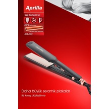 Tr Ahs-2033 Saç Düzleştirici, 230 C, Geniş Seramik Kaplamalı, 40mm X 120mm, Siyah