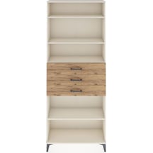 Arges Dolap 4 Raflı 3 Çekmeceli 88x30x221 Aytaşı-çam Aytaşı