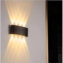15w Kapri Led Aplik Dış Mekan Amber ,amber, Açık