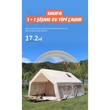 17.2 Metrekare Şişme Çadır Bej
