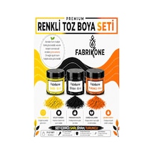 3'lü Set Premium Parafin Soya Wax Toz Mum Boyası Hobi Seti - 10 Cc Sarı, Siyah, Turuncu Bkfab3srst10g Karışık