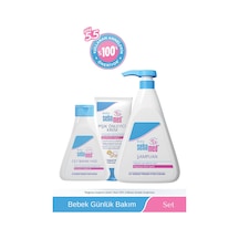 Sebamed Baby Günlük Bakım Seti 750ml Şampuan,100ml Pişik Önleyici Krem-150ml Nemlendirici Bebek Yağı Normal