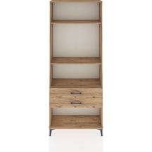 Arges Dolap 3 Raflı 2 Çekmeceli 88x30x221 Çam-çam Çam
