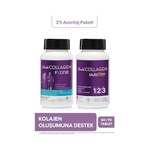 Suda Collagen Fxone Kolajen Eklem-kemik + Multiform Kolajen Saç Cilt Tırnak Destek Paketi 60+90 Tablet