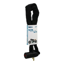 Zincirli Anahtarlı Motor - Bisiklet Kilit Bez Kılıflı Aç-kapa Kilit Kapak 100cm Bx40 Çok renkli