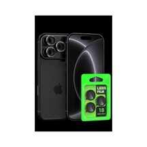 Newface İphone 18 Pro Raze Metal Kamera Lens - Siyah