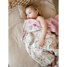 Fancy Fox Home Bebek Muslin Battaniyesi 244692862 Tozlu Pembe