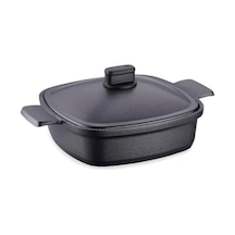 Casterra Kare Döküm Kısa Tencere 26x26x7 Açık Altın