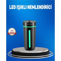 Usb Bağlantılı Led Li Hava Nemlendirici Aromaterapi Buhar Difüzörü Düz Renk