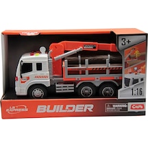 Ceren Ctoys Sesli Işıklı Kütük Taşıyıcı Vinç Kamyon Wy300f