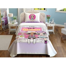 Taç Lisanslı Pike Takımı Lol Surprise Queen 120X200 Tek Kişilik