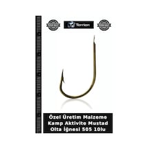 Özel Üretim Malzeme Kamp Aktivite Mustad Olta İğnesi 505 10lu No:5-0