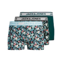 Jack & Jones Bird Leaves Erkek 3'lü Boxer 12291168-bdt Çok Renkli