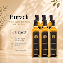 Burzek - Kurkumin Ve Bentonit Kili İçeren Takviye Edici Gıda 1000 Ml 6lı Paket