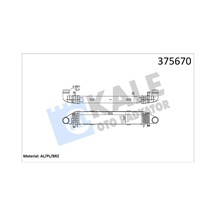 Kale 375670 Turbo Radyatörü Intercooler - Mercedes C-class 2007- C 200 Cgı 2045000000 - A2045000000