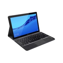 Huawei Mediapad T5 10.1 İnch Bluetooth Touchpad Klavye + Standlı Kılıf - Bkk5