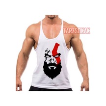 Tarzsokak Gym Tank Top Fitness Sporcu Atleti Gym137 Beyaz