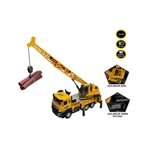 Xx992-02ab Çek Bırak Işıklı Ve Sesli Kule Vinç 1:28 -vardem Oyuncak Çok Renkli