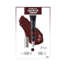 Note Cosmetique Mineral Matte Lip Cream Yarı Mat Bitişli Likit Ruj 07 Brownight - Bordo