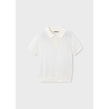 Mayoral Erkek Çocuk Polo T-shirt Krem - 03106