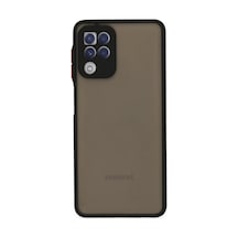 Samsung Uyumlu Galaxy A22 Uyumlu Kılıf Montreal Silikon Kapak - Siyah