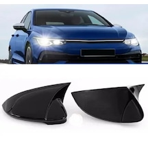 Vw Golf 8 2020-2023 Plastik Siyah Batman Ayna Kapagı