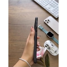 Süper İnce Mat Ultra Thin Silikon Kılıf Siyah Redmi Note 9 İle Uyumlu