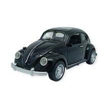 Sesli Işıklı Vosvos Araba 15 Cm - 32111d - Siyah Lisinya