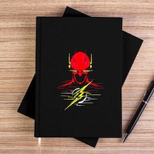 Flash Siyah Çizgisiz Kanvas Defter