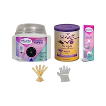 Ekamix Konserve Ağda Makinesi + Vivet Naturel Ağda 800 ML + Bez 10 M