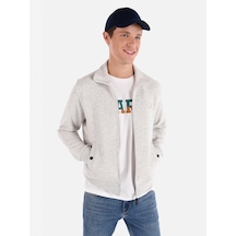 Colin's Colins Slim Fit Fermuarlı Ekru Erkek Ceket Ekru