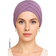 Enefendi Üçbantlı Bone Hijab Tesettür Yarım Bone Şık Hazır Çapraz Türban Dış Bone Leylak Sandy Kumaş Çok Renkli