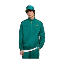 635378-04 Puma Amf1 T7 Oversized Jacket Erkek Ceket Yeşil 635378-04 Yeşil