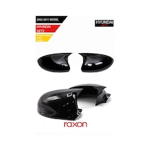 Hyundaı Getz 2002-2011 Batman & Yarasa Ayna Kapağı Parlak Piano Black Sport