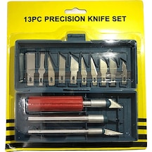 Lichen 13pc El Gravür Bıçağı Seti, El Gravür Alet Seti, Metal