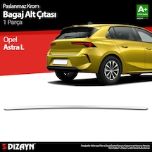 S-dizayn Opel Astra L Krom Bagaj Alt Çıtası 2022 Üzeri