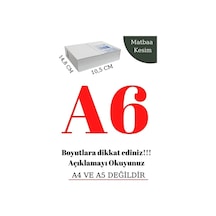 Mks 250 Adet A6 Kağıt Fotokopi Kağıdı Kargo Etiketi E-ticaret Bar