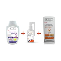 Aclind Kadın Saç Dökülme Karşıtı Şampuan 300 ML + Saç Kremi 250 ML + Serum 50 ML