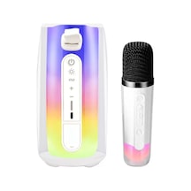 Sh Pluse 7 Mikrofonlu Rgb Kablosuz Hoparlör - Beyaz Najmaddin