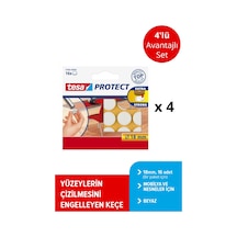 Tesa Zemin Koruyucu Daire Keçe 18mm 16adt Beyaz X4 Adet Diğer Tesa Zemin Koruyucu Daire Keçe 18mm 16adt Beyaz X4 Adet Diğer
